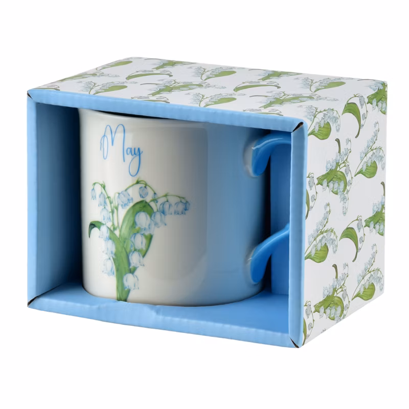 Kubek porcelana AFFEKDESIGN Maj 320 ml 8,7×9 cm niebieski 1 szt.