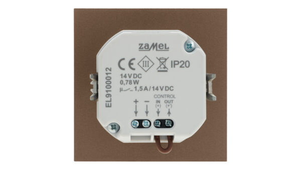 Oprawa schodowa LED Navi pt 14V DC regulowany czujnik ZLO biała zimna LED11121641