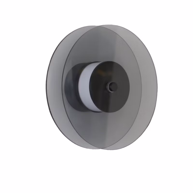 Kinkiet ścienny dymione krążki Light Prestige CASY czarny LED 6W biały zmienny 3000/4000/6000K 895lm IP20 – 1 szt.