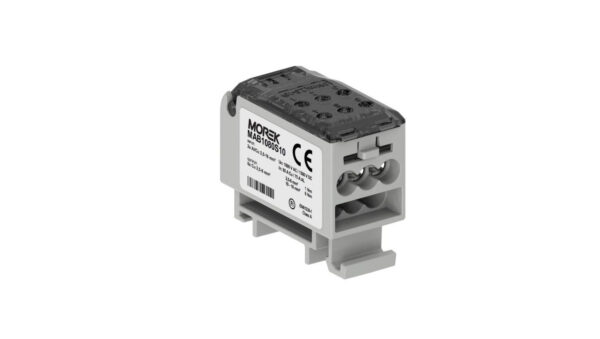 Blok dystrybucyjny – rozdzielczy OJL80A szary AL/CU we: 2x 2.5-16mm² wy: 6x 2.5-6mm², 1000VAC/1500VDC MAB1080S10