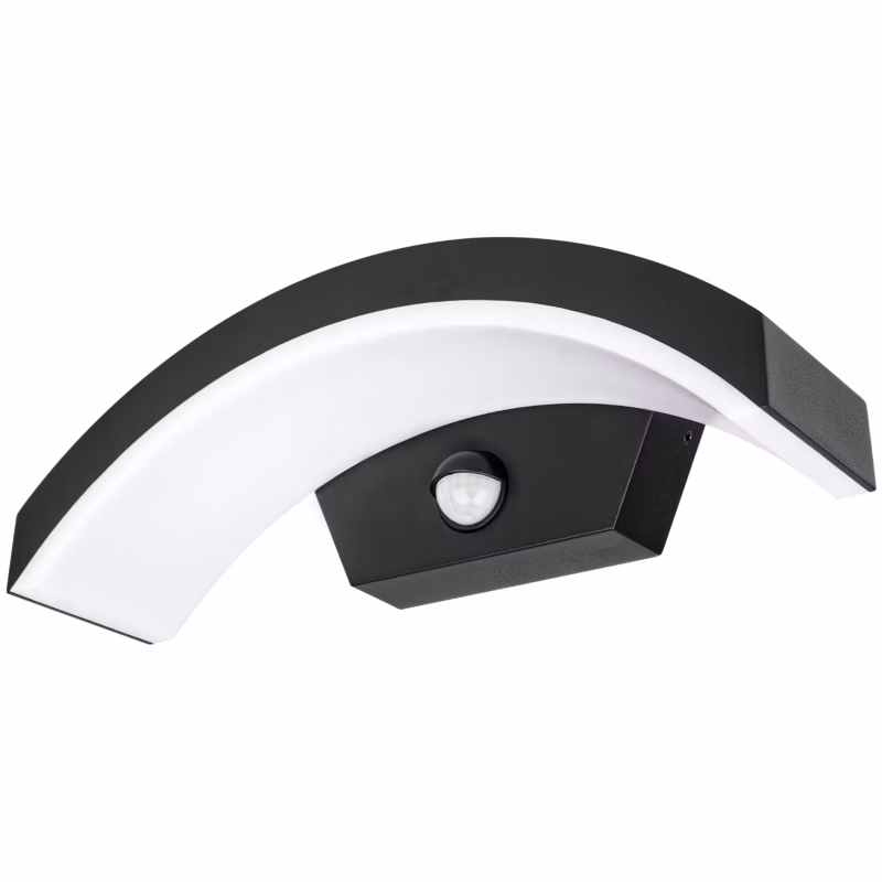 Kinkiet zewnętrzny z czujnikiem ruchu LED MasterLED Bella 9W IP54 4000K lampa ścienna czarna 1 szt.