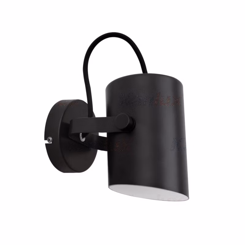 Kinkiet ścienny Kanlux Larata czarno-biały 1 x E27 x 5W IP20 wym: 15 x 11 x 16,5 cm – 1 szt.