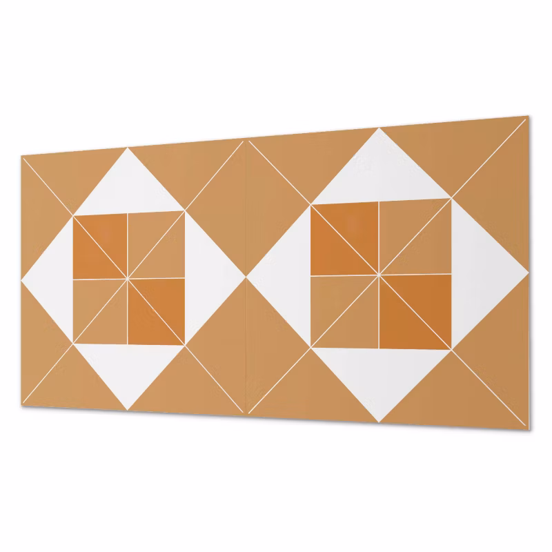 Komplet Kafelków PCV ArtPrintCave 40×20 cm Geometria w odcieniach 10 szt. 4070095662106