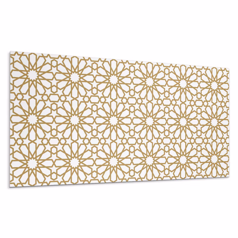Kafelki samoprzylepne Wallfluent 40×20 cm Gwiazdowy motyw w kształtach geometrycznych 10 szt.