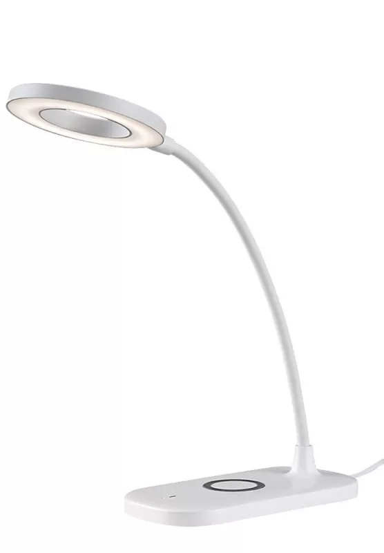 Lampa biurkowa Rabalux Hardin biała LED 5W 2700-6000K 210lm IP20 wym: 29 x 10 x 10 cm tworzywo sztuczne – 1 szt.