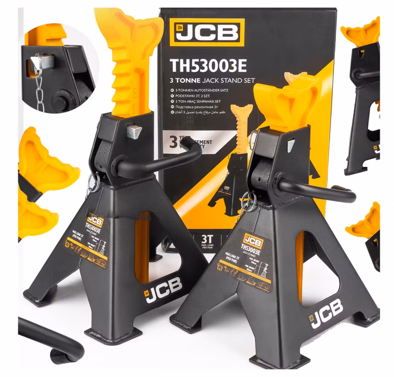 Kobyłki warsztatowe JCB podpory samochodowe 3T 303-438 mm 2szt.