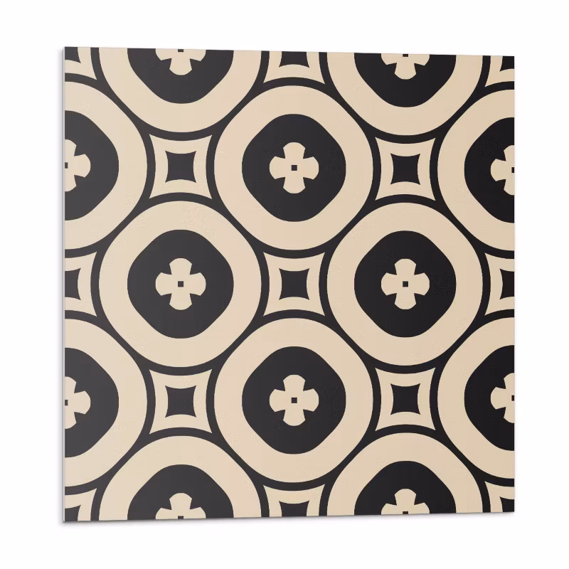 Kafelki samoprzylepne Wallfluent 20×20 cm Kwadratowe motywy w stylu geometrycznym 20 szt.