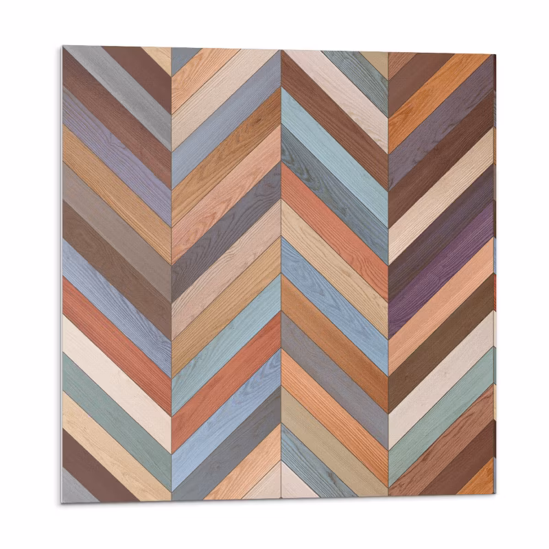 Kafelki samoprzylepne Wallfluent 20×20 cm Drewniana jodełka w eleganckim wydaniu 20 szt.