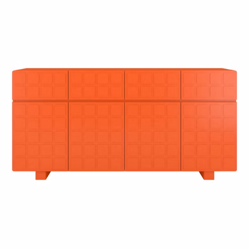 Komoda z frontami 3D Skandica CUBO long marsala 169cm 1 szt.