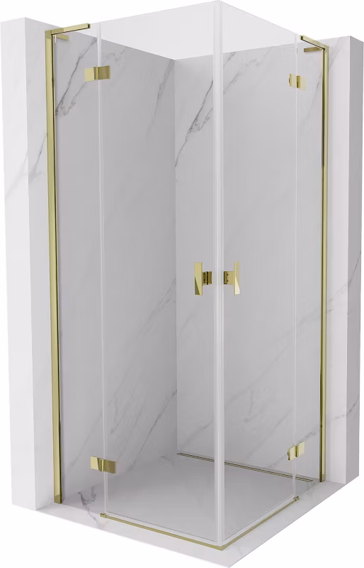 Kabina prysznicowa Mexen Mist-H L złota 75×75 cm – 8A5L-075L-075P-50-00 1 szt.