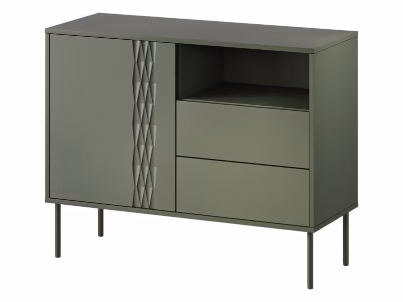 Komoda MIRJAN 24 Tresse 1D2S zielony 1 szt.