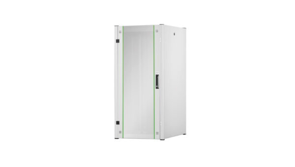 Szafa sieciowa stojąca Hyper Pro 19 26U rack 600×800, drzwi przód szyba, szary, 1000kg DN-51005