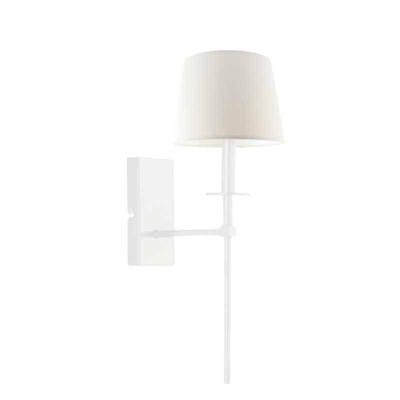 Kinkiet Volta Light Factory Loon Biały/Biały Abażur 1xE27 1szt. 5903628483680
