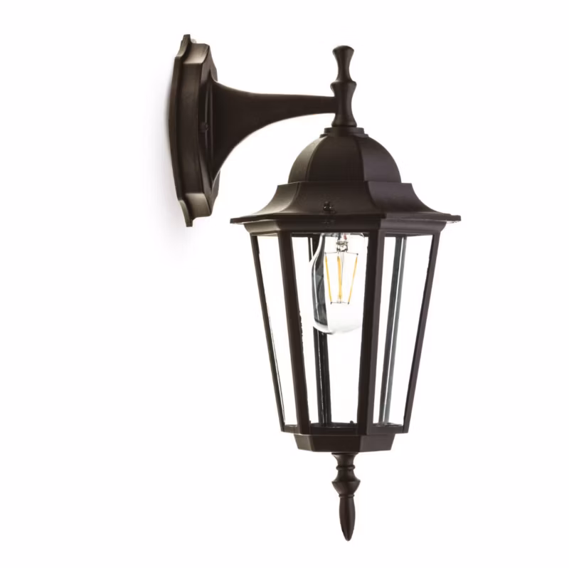 Kinkiet ścienny zewnętrzny Kobi Lo4102 czarny 1 x E27 x 50W IP54 wym: 37 x 17 x 20 cm – 1 szt.