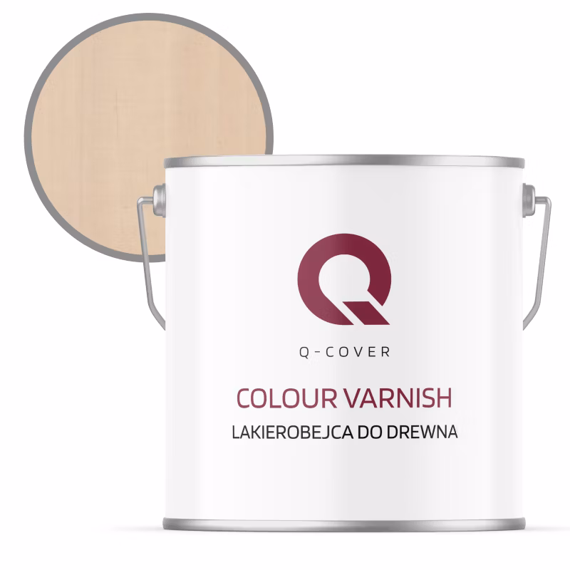 Lakierobejca do Drewna 3w1 Q-Cover Beżowy jasny H4164 Półmat 5L