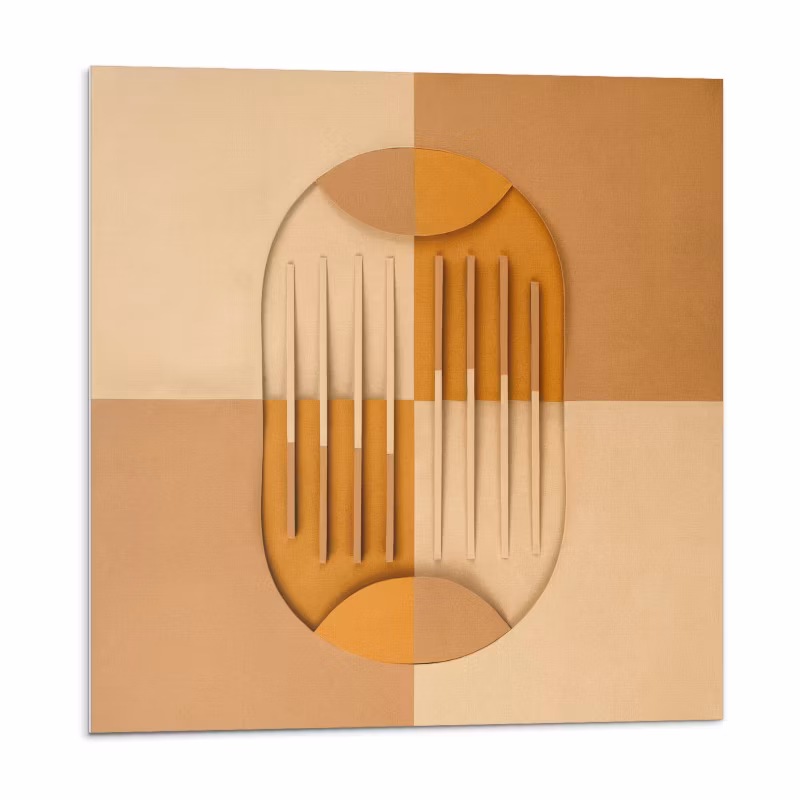 Kafelki samoprzylepne Wallfluent 50×50 cm Wzór geometryczny z detalami 4 szt.