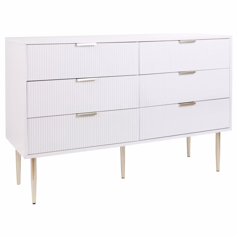 Komoda 6 szuflad Soho Biały 1 szt.