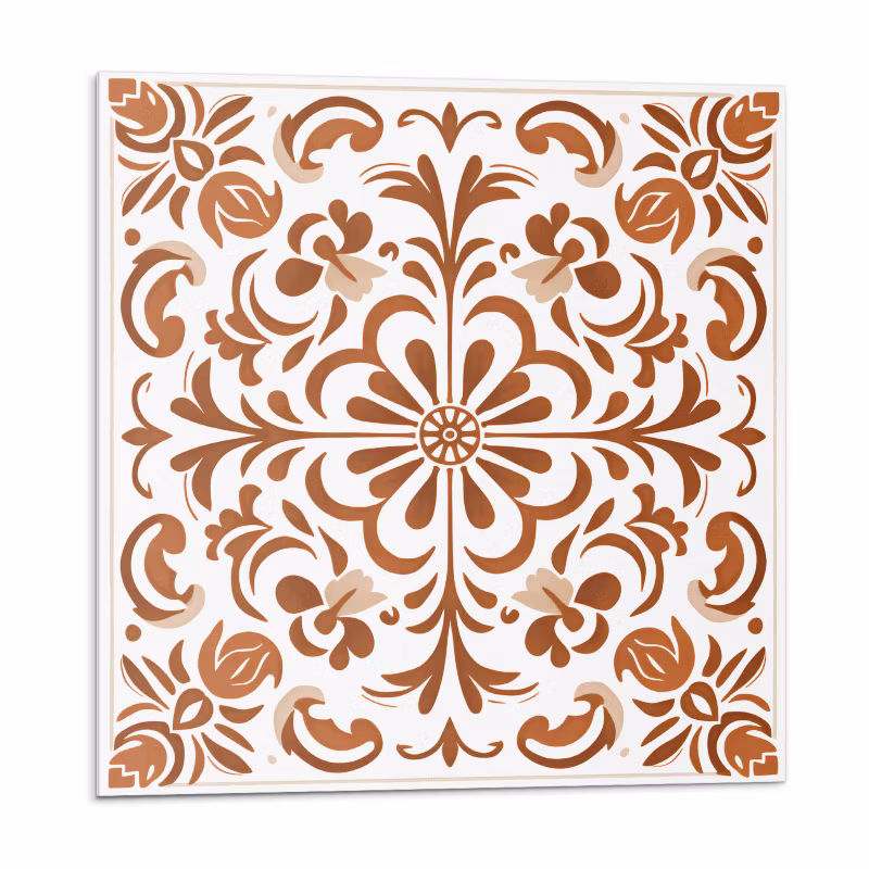 Kafelki samoprzylepne Wallfluent 30×30 cm Ornamenty z motywem kwiatowym 9 szt.