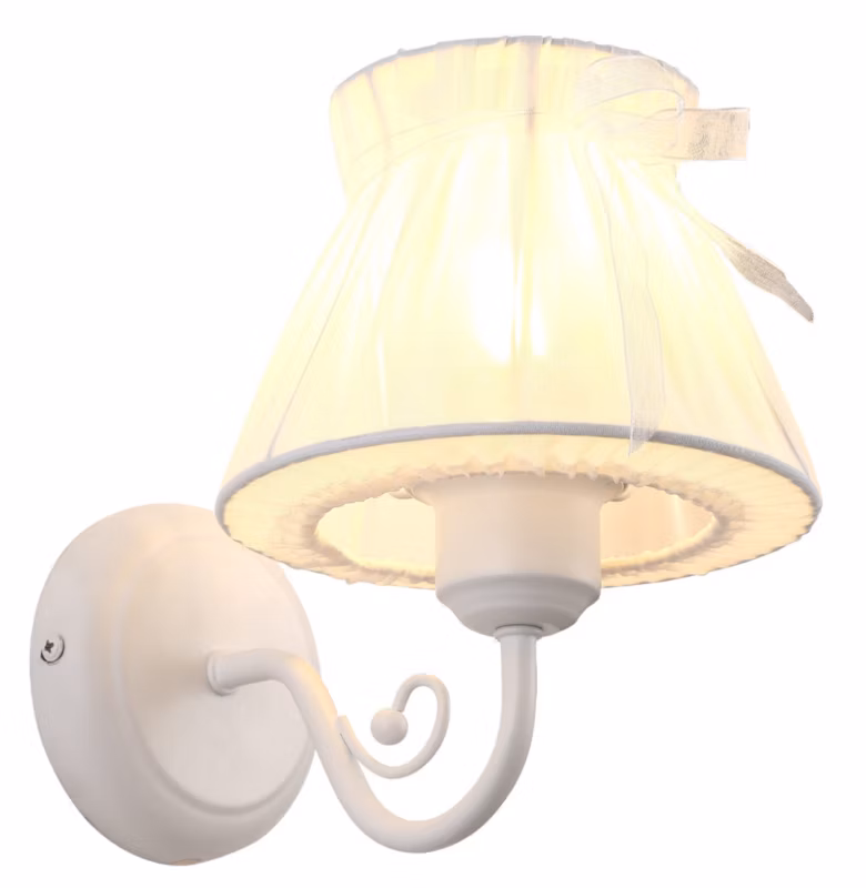 Kinkiet ścienny Candellux Zefir biały 1 x E14 x 40W IP20 wym: 21 x 20 x 16 cm – 1 szt.