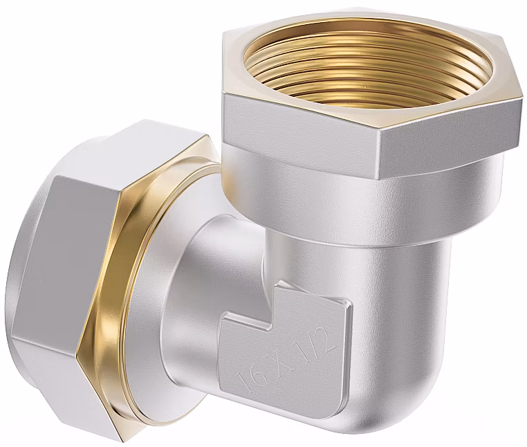 Kolano skręcane Mexen PEX-S bezbarwne 25 mm x 1″ GW 1 szt.