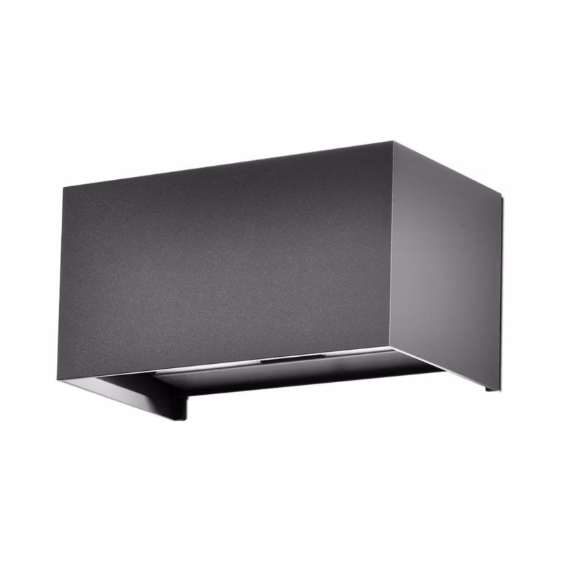Kinkiet ścienny zewnętrzny V-TAC szary LED 24W 3000K 2720lm IP65 wym: 10 x 20 x 10 cm aluminium – 1 szt.