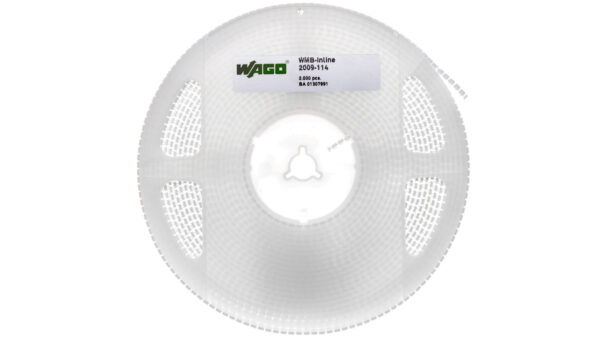 Oznaczniki WMB Inline szerokość 4 mm białe 2000 szt./rolka 2009-114